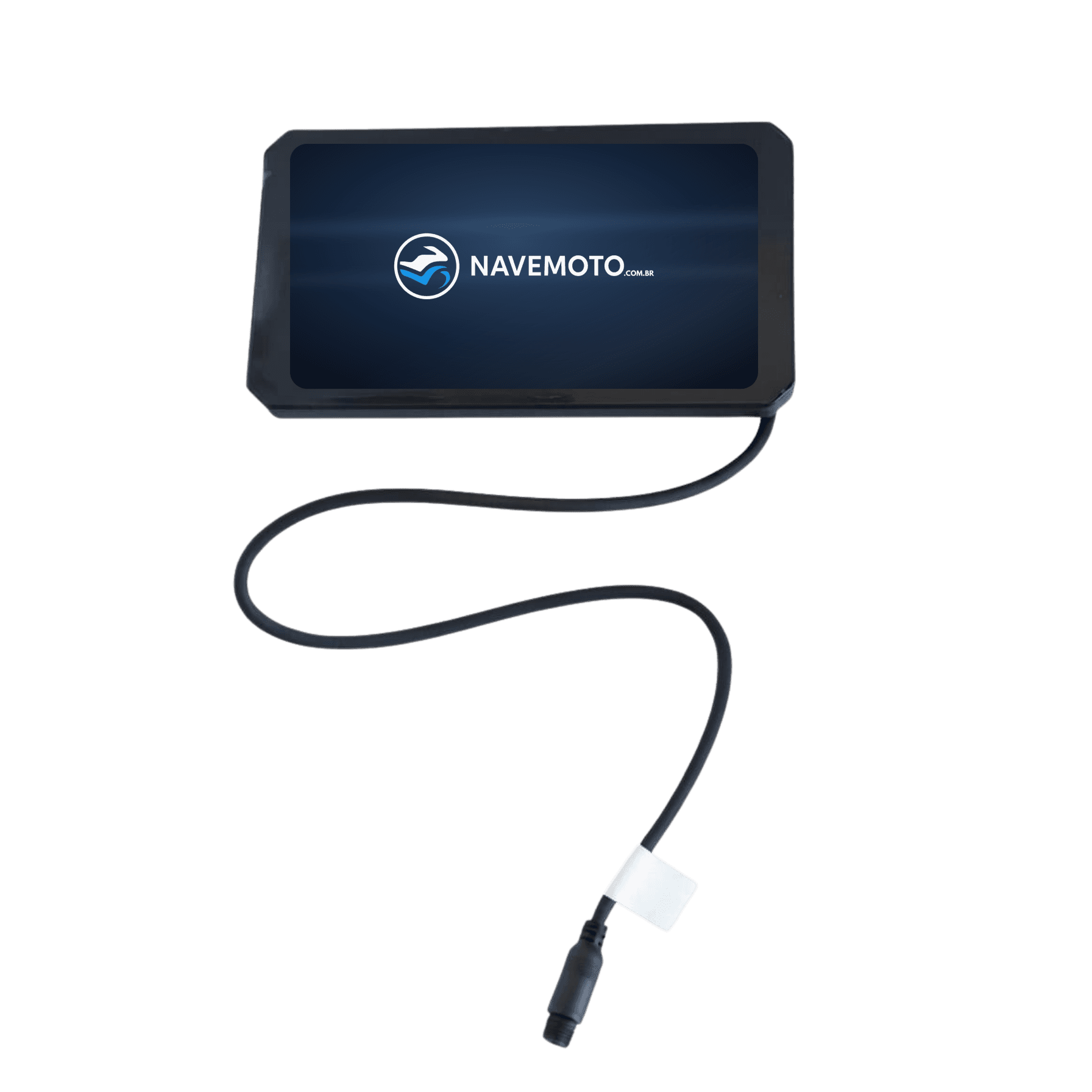 Navemoto C54 — central 5" para moto, tela ligada