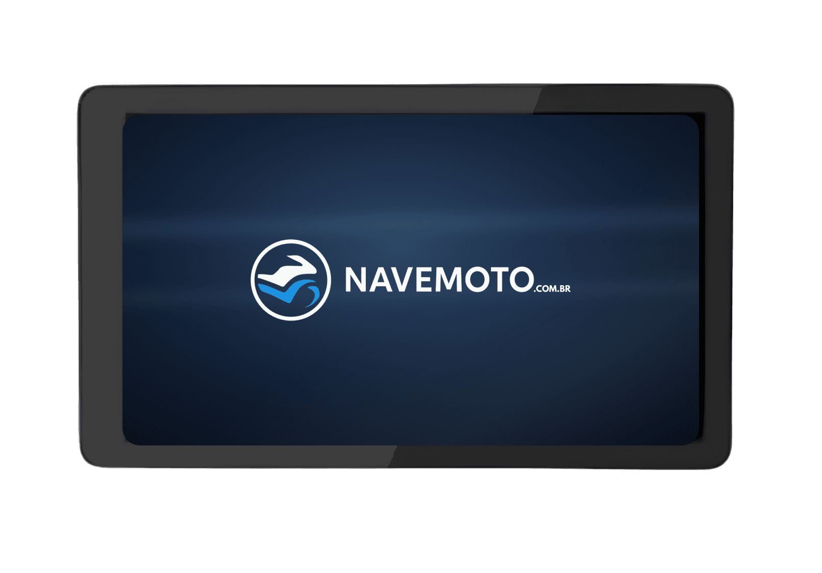 Navemoto C6 — central 6" para moto, tela ligada